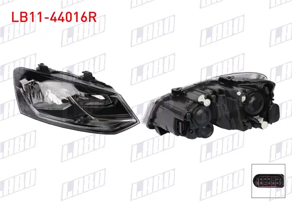 LABO LB11-44016R | Far Sağ Motorlu Volkswagen Polo 2014