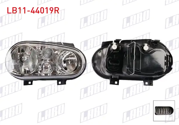 LABO LB11-44019R | Far Sağ Sis Farsiz Motorsuz Volkswagen Golf IV 1998