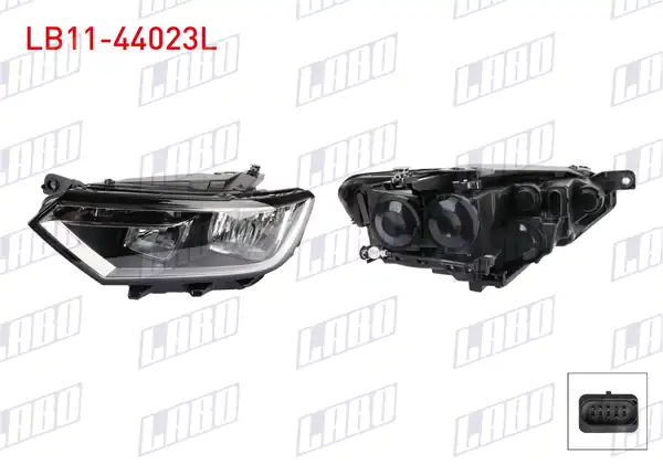 LABO LB11-44023L | Far Sol Halojen Volkswagen Passat B8 3g2 Cb2 3g5 Cb5 2014