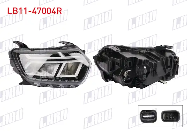 LABO LB11-47004R | Far Sağ Beyaz Çerçeve Dacia Duster 2023