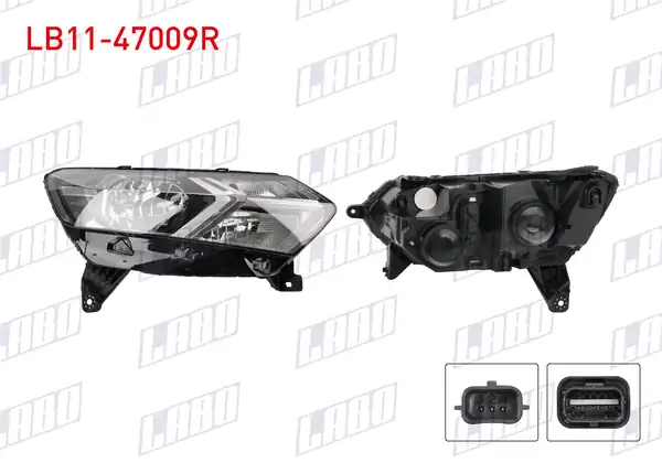LABO LB11-47009R | Far Sağ Motorlu Ledsiz Dacia Sandero 2022