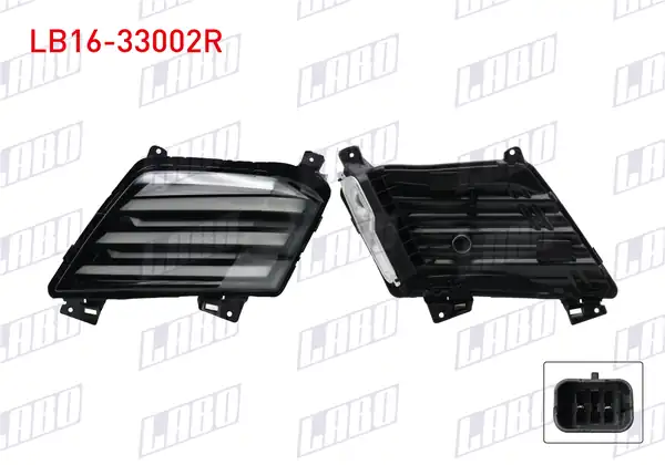 LABO LB16-33002R | Gündüz Farı Sağ Peugeot 208 2024