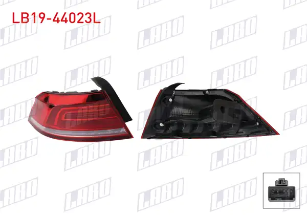 LABO LB19-44023L | Stop Dış Sol Volkswagen Passat B8 3g2 Cb2 2014 2019