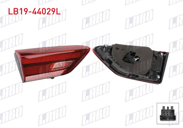 LABO LB19-44029L | Stop İç Sol Ledli Volkswagen Polo VI Aw1 Bz1 Ae1 2021 2024