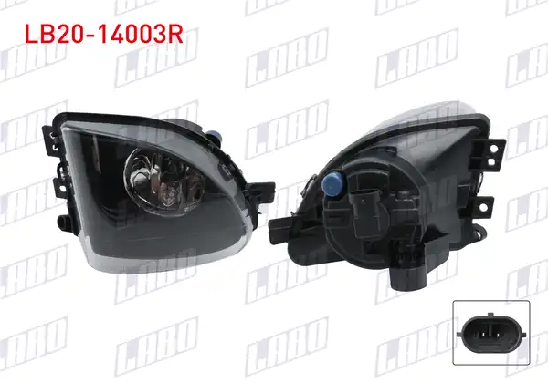 LABO LB20-14003R | Sis Farı Sağ Ampulsuz Bmw 5 Serisi F10 F18 2010 2013