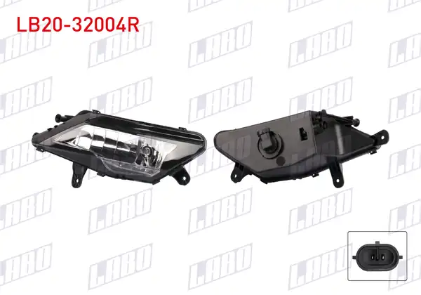 LABO LB20-32004R | Sis Farı Sağ Opel Insignia B 2017 2019