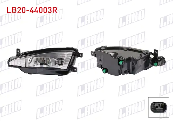 LABO LB20-44003R | Sis Farı Sağ Volkswagen Passat B8 5 3g2 Cb2 2020 B8 3g5 Cb5 2019