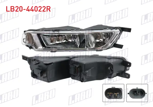 LABO LB20-44022R | Sis Farı Sağ Ampullu Çift Huzmeli Volkswagen Passat B8 2015