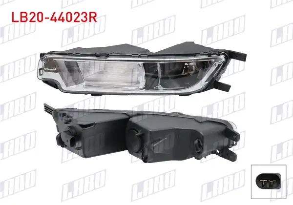 LABO LB20-44023R | Sis Farı Sağ Ampullu Volkswagen Passat B8 2015 -