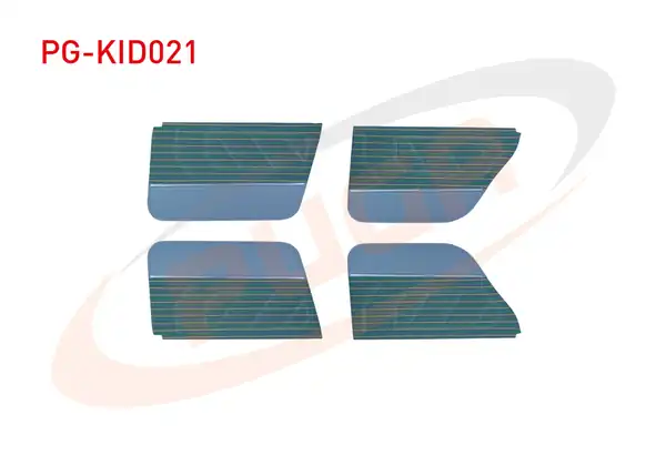 PUGA Pg Kid021 Kapı Dosemesi Takım Sarı Yeşil Kumas Renault 9 Spring