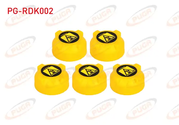 PUGA PG-RDK002 | Radyatör Yedek Su Depo Kapağı Sarı Sıboplu 1.4 Bar Palio 1996-2005 | 5 Adet