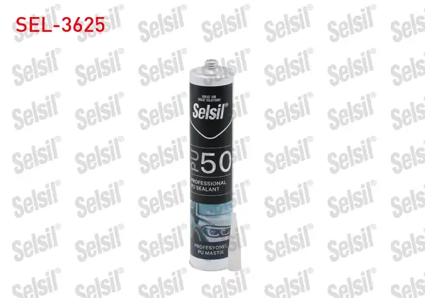 Selsil SEL 3625 Polıuretan Pu Mastik 50 Sha 280 ML Gri 25 Adet