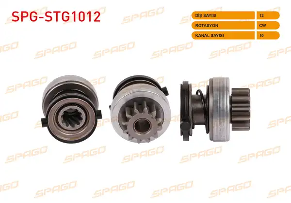 SPAGO Spg Stg1012 Marş Dişlisi 12 Dış Cw 10 Kanal Mercedes C