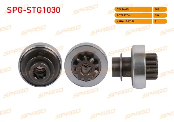 SPAGO Spg Stg1030 Marş Dişlisi 10 Dış Cw 9 Kanal Hyundai H