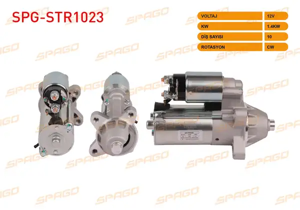 SPAGO Spg Str1023 Marş Motoru 12v 1 4kw 10 Dış Cw Str5512 Ford Transit Tourneo Connect 1 8 TDCI 02 13