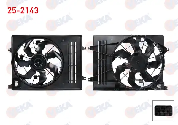 VEKA 25-2143 | Fan Motoru Hyundai İx35 Kia Sportage 1 6 2010
