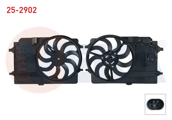 VEKA 25-2902 | Fan Motoru Su Radyatörü Davlumbazlı Mini Cooper R50 R53 1 6 2001 2006