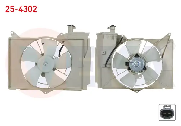 VEKA 25-4302 | Fan Motoru Su Radyatörü Toyota Yaris _cp10 1 3i Davlumbazlı 1999 2005