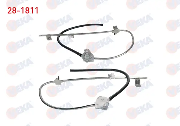 VEKA 28-1811 | Cam Krikosu Manuel Sağ Ön Fiat Uno 70 1 4i 1 1 1994 2000 2 Adet