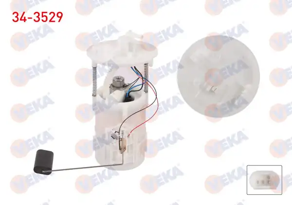 VEKA 34-3529 | Yakıt Depo Şamandırası 3 Bar Dacia Solenza 1.4 2003-/ Renault Clio II 1998-2005