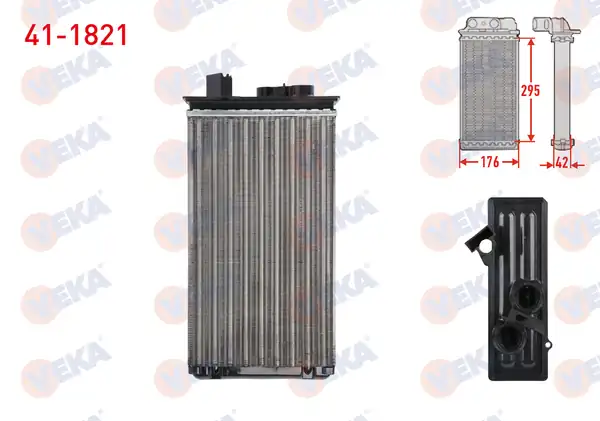 VEKA 41-1821 | Kalorifer Radyatörü Mekanik Iveco Eurocargo İ III 1991 2015