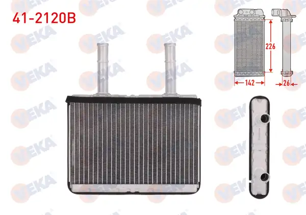 VEKA 41-2120B | Kalorifer Radyatörü Brazing Hyundai H100 Kamyonet 2 5 D 2004