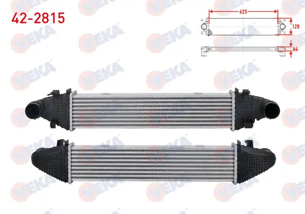 VEKA 42-2815 | Turbo Radyatörü İntercooler Mercedes C Serisi W204 C 250 E 200 CDI E 250 CGI 2007 2014 Slk R172 200 250 2011