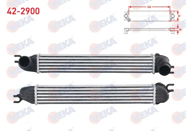 VEKA 42-2900 | Turbo Radyatörü İntercooler Mini Cooper 1 6 D 2010 Countryman 1 6 D 2010 2014