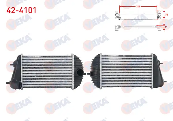 VEKA 42-4101 | Turbo Radyatörü İntercooler Suzuki Swift IV 1 3 Ddıs 2010