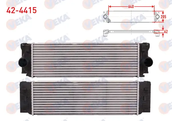 VEKA 42-4415 | Turbo Radyatörü İntercooler Volkswagen Crafter 30 35 2e 2 0 TDI 2011 2016 Sprinter 906 907 910 2006 2020