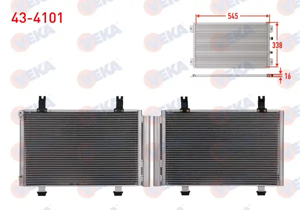 VEKA 43-4101 | Klima Radyatörü Suzuki Swift III Mz Ez 1 3 Ddıs 2005 2010