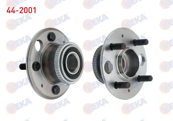 VEKA 44-2001 | Porya Sol Sağ Arka Rulmanlı Honda Civic V 1 4i ABS li 50 Dış 4 Bijon Diskli Fren 30mm 1992 1995