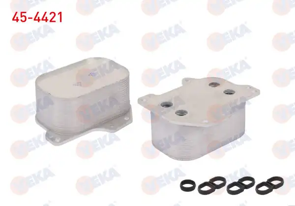 VEKA 45-4421 | Yağ Soğutucusu Contalı Tek VW Caddy IV-Passat 2.0 TDI 14-/ Golf VII-CC 1.6 TDI 11-/ Tiguan 2.0 TDI 07-16 / Audi A1-A3-Q2 1.6 TDI 10-/ Seat Leon-Toledo IV 1.6 TDI 12-/ Octavia 1.6 TDI 12 -