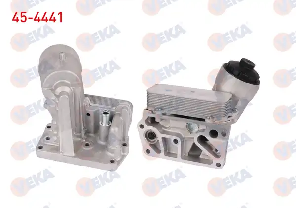 VEKA 45-4441 | Yağ Soğutucusu Komple VW Transporter V (7Ha) 2.5 TDI 2003-2011 / Touareg (7La) 2.5 TDI 2003-2010