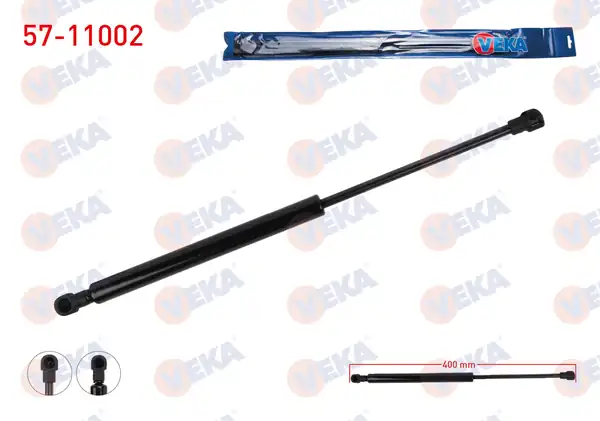 VEKA 57-11002 | Motor Kaput Amortisörü Alfa Romeo 156 932 1997 2006 2 Adet