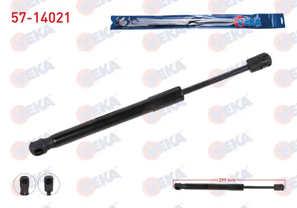 VEKA 57-14021 | Motor Kaput Amortisörü 299mm 680n Bmw X3 F25 X4 F26 2013 2018 2 Adet