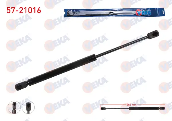 VEKA 57-21016 | Arka Cam Amortisörü 382mm 140n Hyundai Tucson 2004 2010 2 Adet