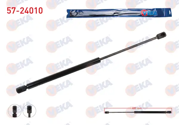VEKA 57-24010 | Arka Cam Amortisörü 480mm 135n Kia Sportage Je 2004 2010 2 Adet