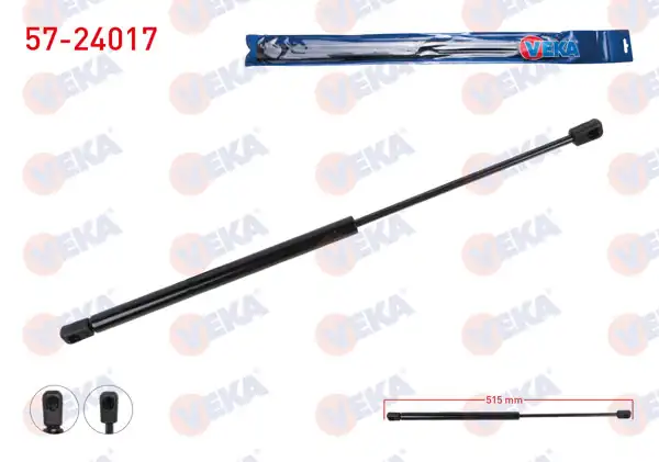 VEKA 57-24017 | Bagaj Amortisörü 515mm / 400N Kia Cerato 2004-| 2 Adet