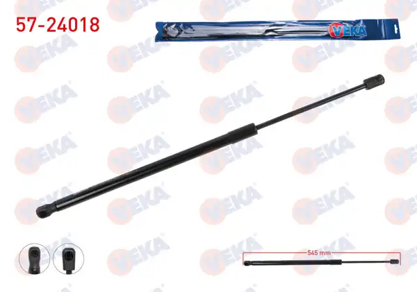 VEKA 57-24018 | Bagaj Amortisörü 545mm / 600N Kia Sportage 2015-| 2 Adet