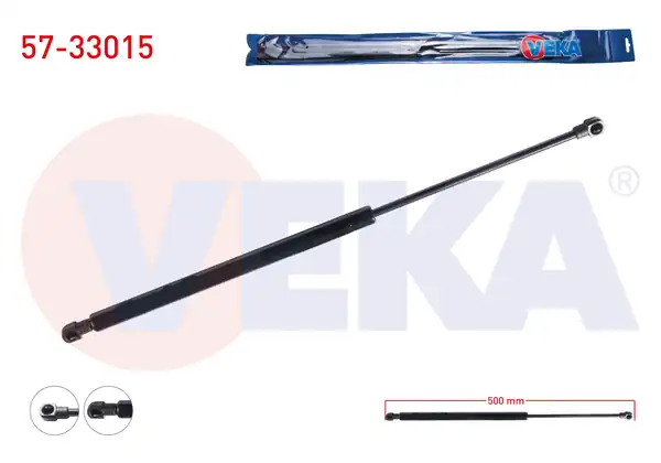 VEKA 57-33015 | Bagaj Amortisörü 500mm / 410N Peugeot 308 II 2014-| 2 Adet