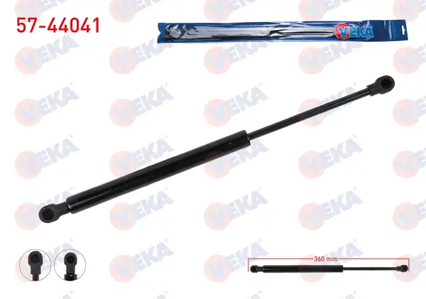 VEKA 57-44041 | Bagaj Amortisörü 360mm / 80N Volkswagen Passat 2015-| 2 Adet