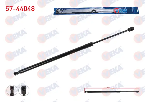 VEKA 57-44048 | Bagaj Amortisörü 595mm / 605N Volkswagen Touareg 2010-2018 | 2 Adet