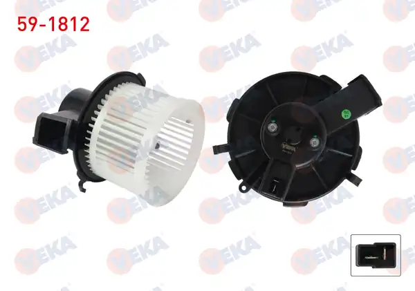 VEKA 59-1812 | Kalorifer Motoru 132w Fiat 500 C 1 3 Mjt 2009 Panda 2003 2012 Ford Ka 2008 2016