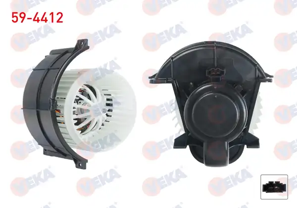VEKA 59-4412 | Kalorifer Motoru Ön VW Touareg 2002 2010 Audi Q7 2006 2015 Porsche Cayenne 2002 2010