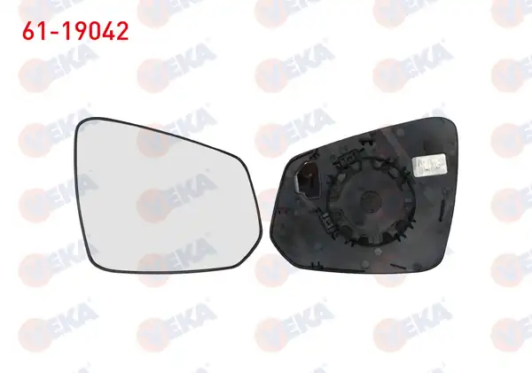 VEKA 61-19042 | Ford Courier 2024 Model Sonrası Ayna Camı Sağ Çift Acılı Isıtmalı