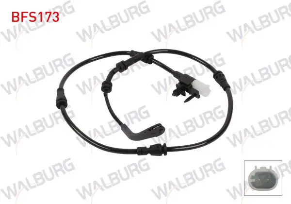 WALBURG BFS173 | Balata İkaz Kablosu Sol-Sağ Arka 840mm Land Rover Discovery Sport 2019-/ R.Rover Evoque 2018-/ Jaguar E-Pace 2017 -