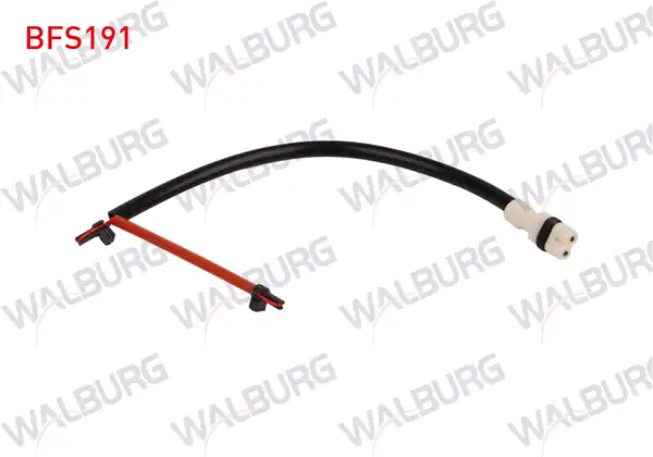 WALBURG BFS191 | Balata İkaz Kablosu Ön Sağ 390mm Porsche 911 Carrera Targa Tavan 2004 2012