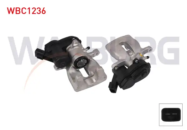 WALBURG WBC1236 | Fren Kaliper Elektronik Sol Arka Piston 34mm Disk 274mm 1 Adet