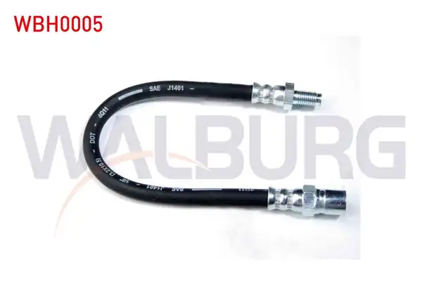 WALBURG WBH0005 | Fren Hortumu Arka Sol Sağ 280mm Eski Model Fiat 131 1979 1993 2 Adet